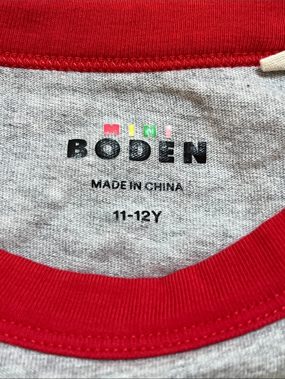 NWOT Mini Boden Ringer Tee - Picture 3 of 3